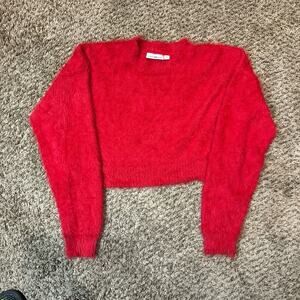 Sugar & Jade Mohair Red Sweater Girls Size XLarge